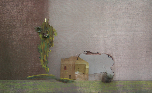 Merlin James: Meeting at the Building